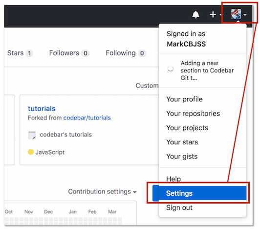 Github Settings